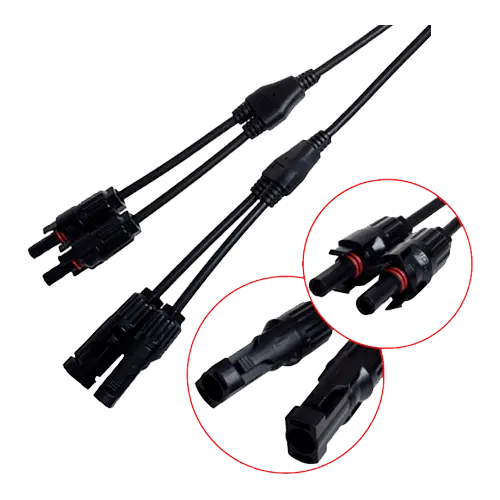 Conector Solar MC4 2 a 1 - Tiensol