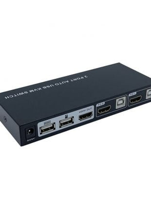 Conmutador KVM HDMI Aisens A111 - 0400/ 2PC con 1 sólo teclado y ratón - Tiensol