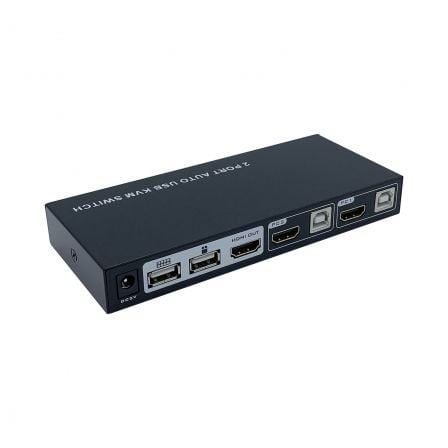 Conmutador KVM HDMI Aisens A111 - 0400/ 2PC con 1 sólo teclado y ratón - Tiensol