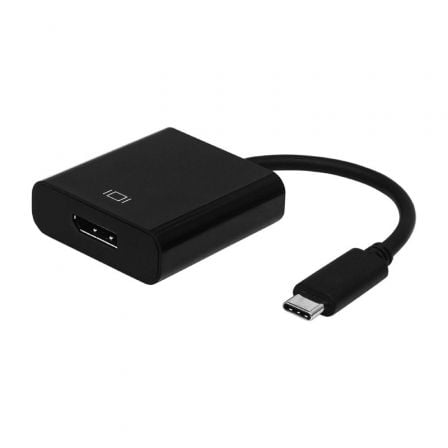 Conversor Aisens A109 - 0345/ USB Tipo - C Macho - DisplayPort Hembra/ 15cm/ Negro - Tiensol