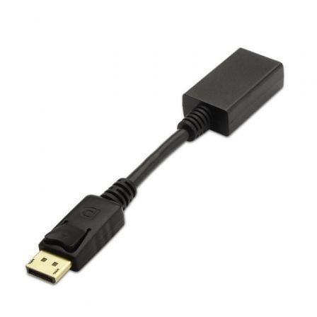 Conversor Aisens A125 - 0134/ DisplayPort Macho - HDMI Hembra/ 15cm/ Negro - Tiensol