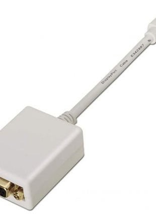 Conversor Aisens A125 - 0136/ Mini DisplayPort Macho - VGA Hembra/ 15cm/ Blanco - Tiensol