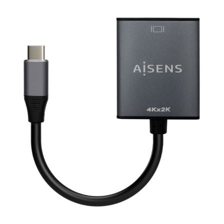 Conversor HDMI 4K 30Hz Aisens A109 - 0685/ HDMI Hembra - USB Tipo - C Macho/ 15cm/ Gris - Tiensol