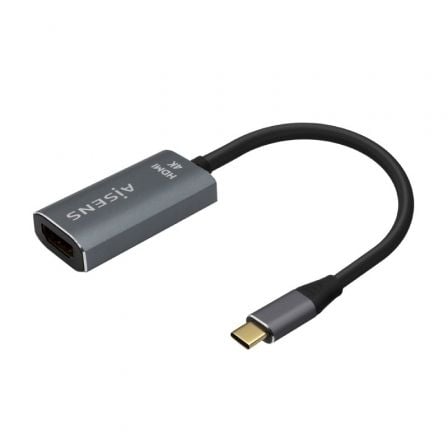 Conversor HDMI 4K 60Hz Aisens A109 - 0683/ HDMI Hembra - USB Tipo - C Macho/ 15cm/ Gris - Tiensol