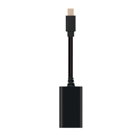 Conversor Nanocable 10.16.0102/ Mini DisplayPort Macho - HDMI Hembra/ 15cm/ Negro - Tiensol