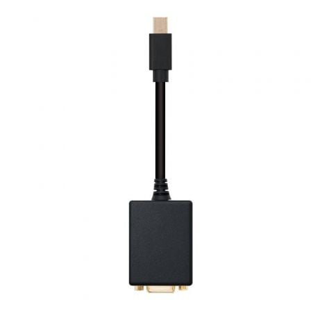 Conversor Nanocable 10.16.0202/ Mini DisplayPort Macho - VGA Hembra/ 15cm/ Negro - Tiensol