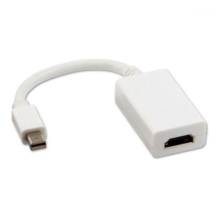 Conversor Nanocable 10.16.0602 - W/ Mini DisplayPort Macho - HDMI Hembra/ 15cm/ Blanco - Tiensol