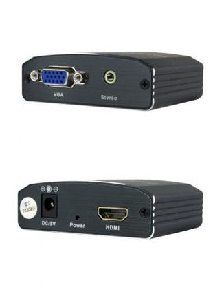 Conversor Nanocable 10.16.2101 - BK/ HDMI Hembra - VGA Hembra/ Jack 3.5 Hembra/ 15cm/ Negro - Tiensol