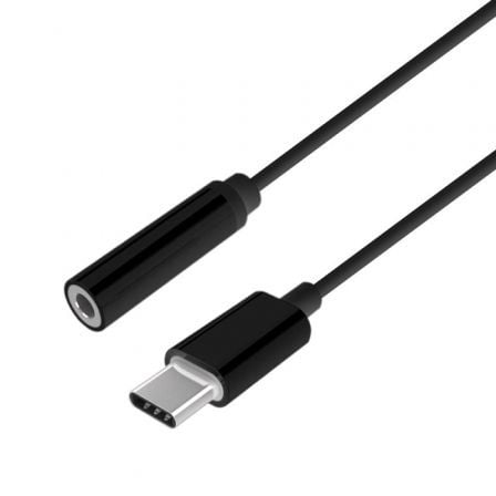 Conversor USB Tipo - C Aisens A109 - 0385/ USB Tipo - C Macho - Jack 3.5 Hembra - Tiensol