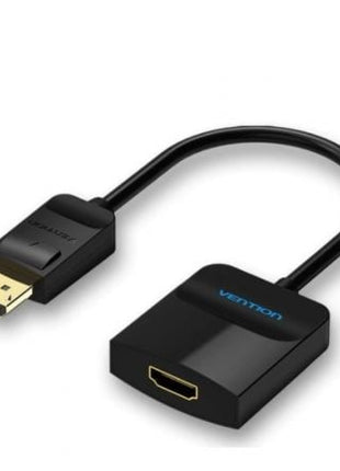 Conversor Vention HBGBB/ Displayport Macho - HDMI Hembra/ 15cm/ Negro - Tiensol