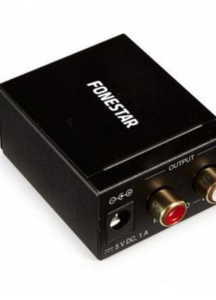 Convertidor de Audio Fonestar FO - 37DA/ Entrada Toslink y RCA/ Salida 2x RCA - Tiensol