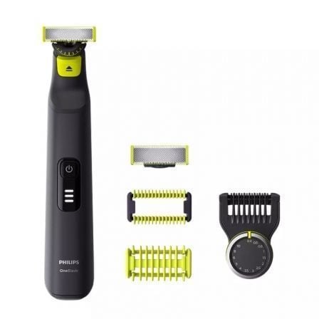 Cortabarbas + Recortadora Philips Oneblade Pro 360 QP6541/15/ con Batería/ 4 Accesorios - Tiensol