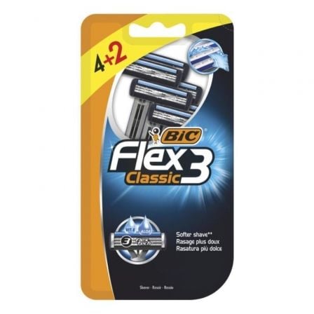 Cuchilla de Afeitar Bic Flex3 Classic/ 6 uds - Tiensol