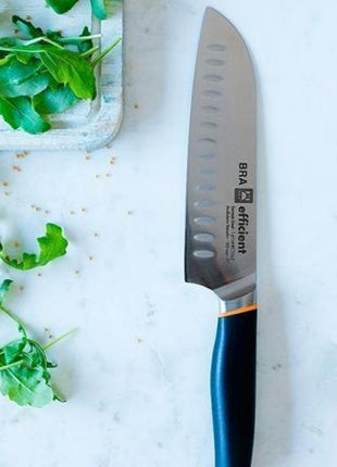 Cuchillo Santoku Bra Efficient A198003/ Hoja 130mm/ Acero inoxidable - Tiensol