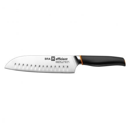 Cuchillo Santoku Bra Efficient A198004/ Hoja 180mm/ Acero inoxidable - Tiensol