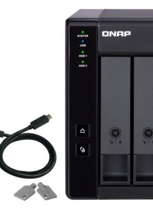 DAS QNAP TR - 002/ 2 Bahías 3.5' - 2.5'/ Formato Torre - Tiensol