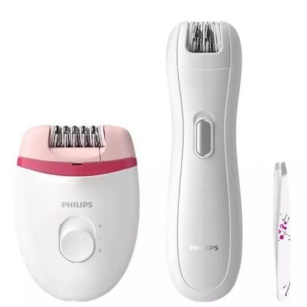 Depiladora Philips Satinelle Essential BRP506/ con Cable/ Incluye Minidepiladora - Tiensol