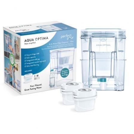 Depósito de Agua Filtrada Aqua Optima WD1000/ 8.2L/ Incluye 2 Filtros - Tiensol