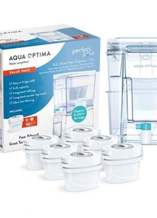 Depósito de Agua Filtrada Aqua Optima WD1001/ 8.2L/ Incluye 6 Filtros - Tiensol