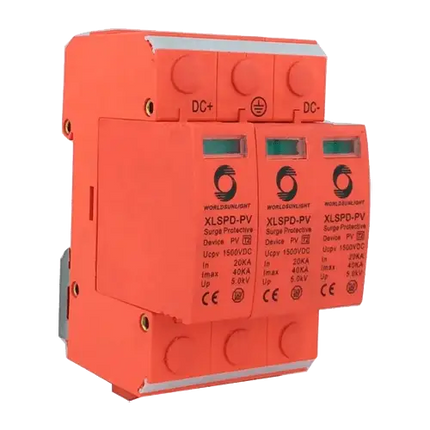 Descargador Sobretensión 1500 VDC 3 Polos - Tiensol