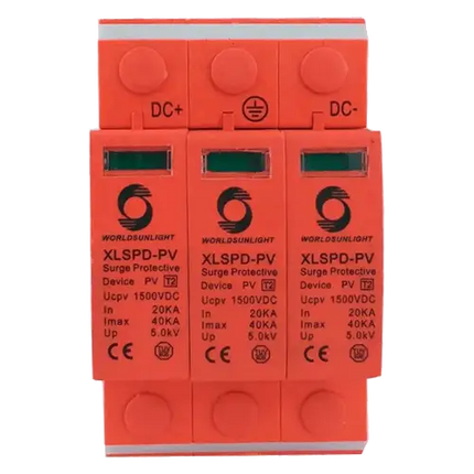 Descargador Sobretensión 1500 VDC 3 Polos - Tiensol
