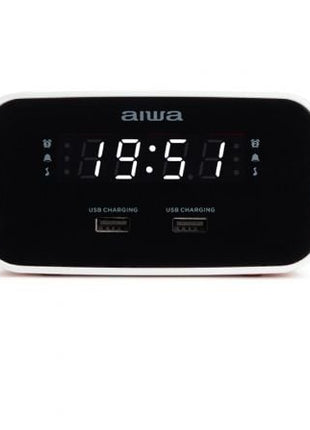 Despertador Aiwa CRU - 19RD/ Radio FM/ Rojo - Tiensol