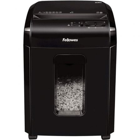 Destructora Fellowes 10M/ Corte en Partículas de 2 x 12mm/ Negra - Tiensol