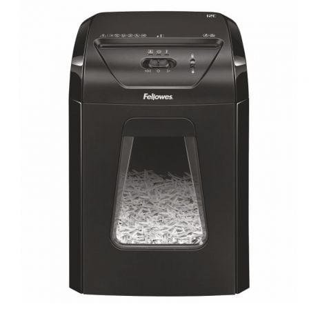 Destructora Fellowes 12C/ Corte en Partículas de 4 x 40mm/ Negra - Tiensol