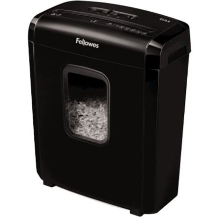 Destructora Fellowes 6M/ Minicorte de 4 x 12mm/ Negra - Tiensol