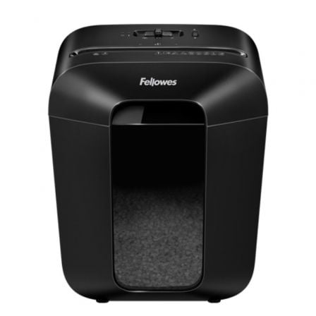 Destructora Fellowes LX41/ Minicorte de 4 x 12mm/ Negra - Tiensol