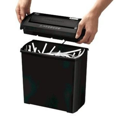 Destructora Fellowes P - 25S/ Corte en Tiras de 7mm/ Negra - Tiensol