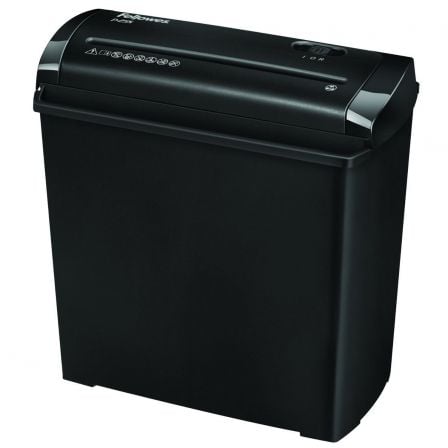 Destructora Fellowes P - 25S/ Corte en Tiras de 7mm/ Negra - Tiensol