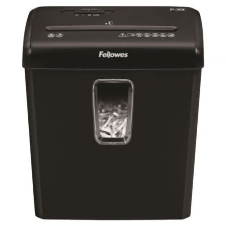 Destructora Fellowes P - 30C/ Corte en Partículas de 4 x 34mm/ Negra - Tiensol