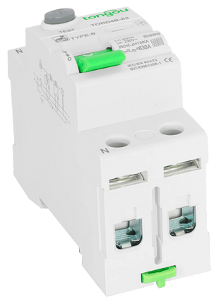 Diferencial Tipo B 2P 25A 30mA Tongou TORD4B - 63 - Tiensol