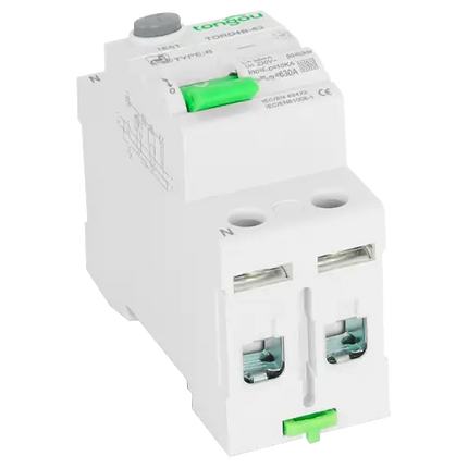 Diferencial Tipo B 2P 25A 30mA Tongou TORD4B - 63 - Tiensol