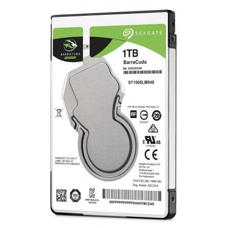 Disco Duro Seagate BarraCuda 1TB/ 2.5'/ SATA III/ 128MB - Tiensol