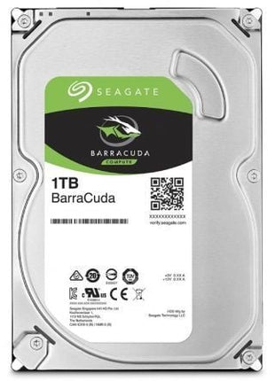 Disco Duro Seagate BarraCuda 1TB/ 3.5'/ SATA III/ 256MB - Tiensol