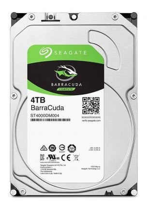 Disco Duro Seagate BarraCuda 4TB/ 3.5'/ SATA III/ 256MB - Tiensol