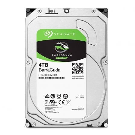 Disco Duro Seagate BarraCuda 4TB/ 3.5'/ SATA III/ 256MB - Tiensol