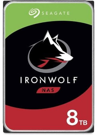 Disco Duro Seagate IronWolf NAS ST8000VN004 8TB/ 3.5'/ SATA III/ 256MB - Tiensol