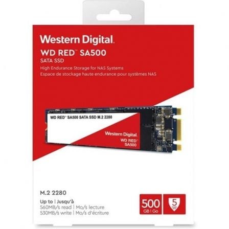 Disco Duro SSD Western Digital Red SA500 NAS 500GB/ M.2 2280 - Tiensol