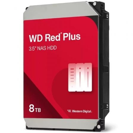 Disco Duro Western Digital WD Red Plus NAS 8TB/ 3.5'/ SATA III/ 256MB - Tiensol