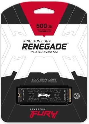 Disco SSD Kingston FURY Renegade 500GB/ M.2 2280 PCIe 4.0/ Con Difusor Térmico - Tiensol