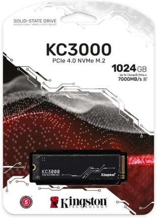 Disco SSD Kingston KC3000 1TB/ M.2 2280 PCIe 4.0/ con Disipador de Calor/ Full Capacity - Tiensol