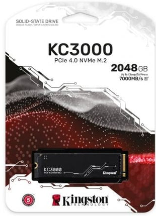 Disco SSD Kingston KC3000 2TB/ M.2 2280 PCIe 4.0/ con Disipador de Calor/ Full Capacity - Tiensol