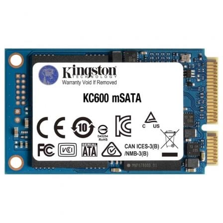 Disco SSD Kingston KC600 1TB/ mSATA/ Full Capacity - Tiensol