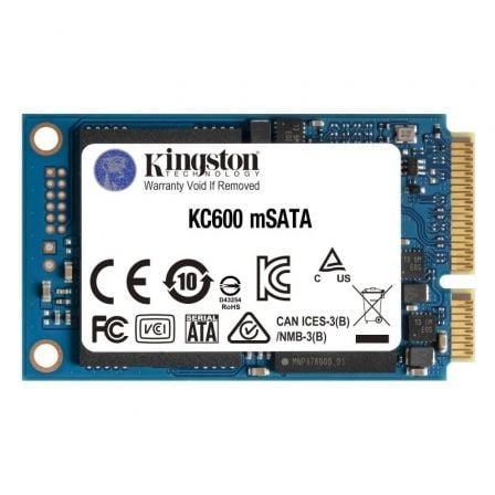 Disco SSD Kingston KC600 256GB/ mSATA/ Full Capacity - Tiensol