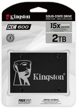 Disco SSD Kingston KC600 2TB/ SATA III/ Full Capacity - Tiensol