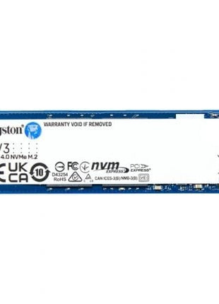 Disco SSD Kingston NV3 1TB/ M.2 2280 PCIe NVMe - Tiensol