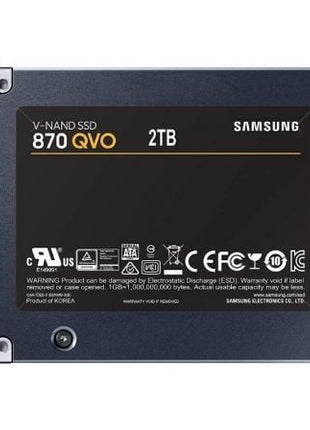 Disco SSD Samsung 870 QVO 2TB/ SATA III/ Full Capacity - Tiensol